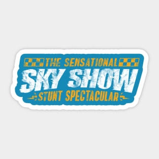 2021 - The Sensational Sky Show (Blue - Worn) Sticker